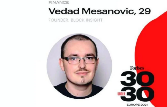 Pročitajte više o članku Sarajlija Vedad Mešanović uvršten na Forbesovu listu najutjecajnijih mladih ljudi