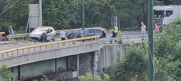 Pročitajte više o članku Nesreća na Bistričkom mostu: sudarila se dva auta