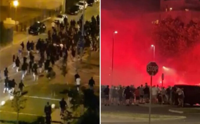 Pročitajte više o članku Haos na ulicama Zagreba, masovna tučnjava navijača Dinama i Legije: U nekoliko sekundi izbio je Armagedon