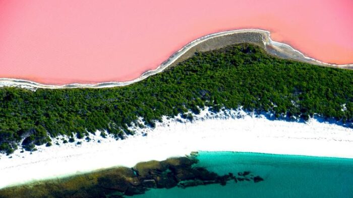Ružičasto jezero Hillier privlači pažnju turista - Komadić raja