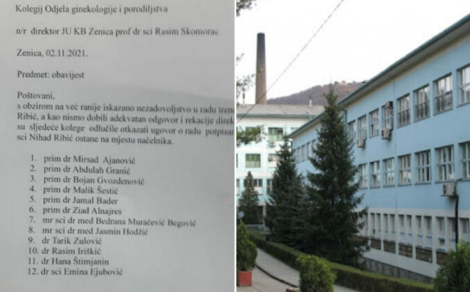 Pročitajte više o članku Pobuna ljekara u Zenici, čak 12 ginekologa napušta bolnicu