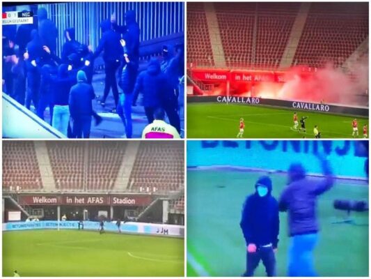 Pročitajte više o članku Haos u Nizozemskoj: Antivakseri upali u stadion i prekinuli utakmicu
