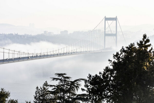 Pročitajte više o članku Magla progutala most Fatih Sultan Mehmet