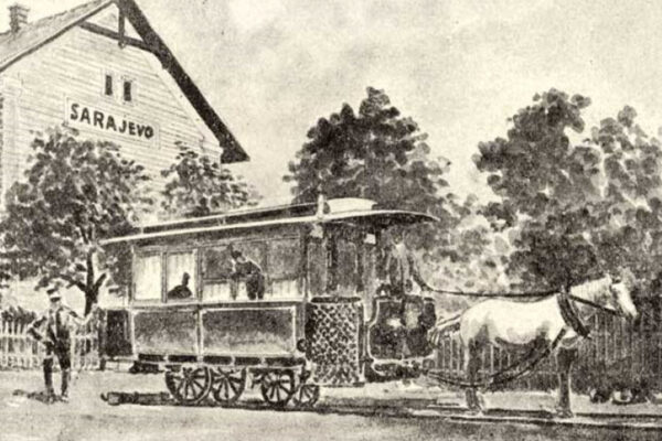 Pročitajte više o članku Prije 137 godina pušten u promet prvi sarajevski tramvaj