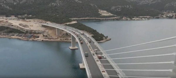 Pročitajte više o članku Pogledajte kako izgleda testiranje Pelješkog mosta (FOTO)