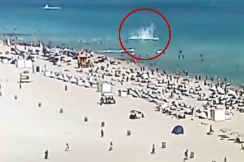 Pročitajte više o članku Drama: Srušio se helikopter kod kupača u Miami Beachu