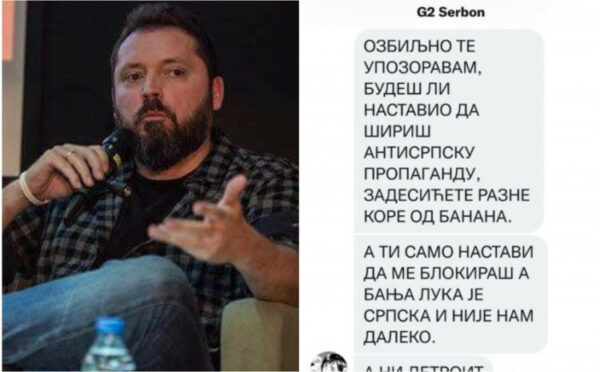 Pročitajte više o članku Dragan Bursać ponovo dobio prijetnje: “Budeš li nastavio da širiš antisrpsku propagandu…”