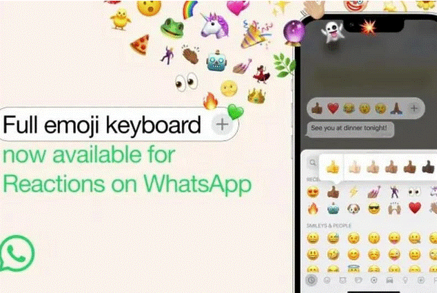Pročitajte više o članku WhatsApp omogućio korištenje svih emotikona za reakcije