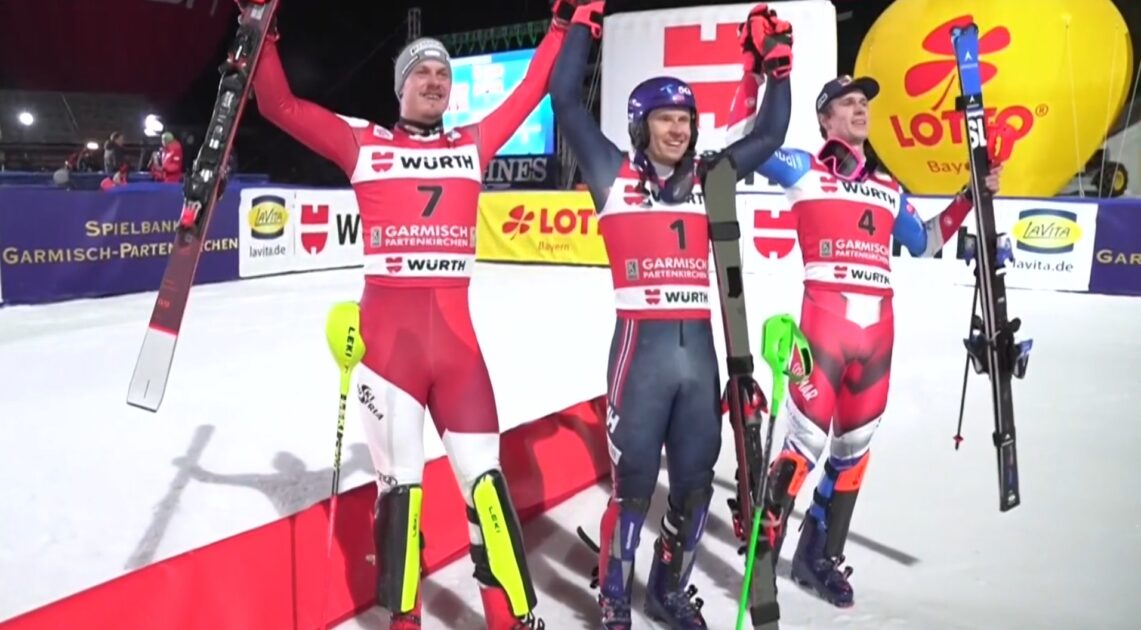 Pročitajte više o članku <strong>Henrik Kristoffersen pobjednik je slaloma u njemačkom Garmischu</strong>