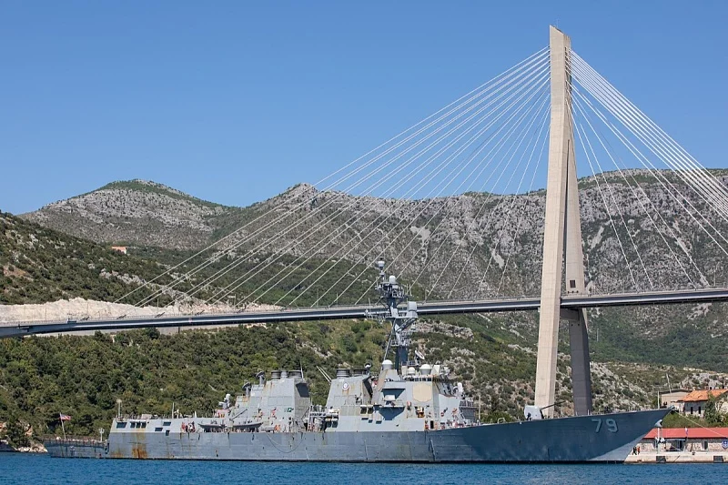 USS Oscar Austin u Dubrovniku (Foto: Grgo Jelavić/Pixsell)