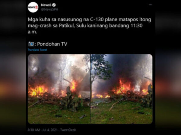 Filipini srušio se avion