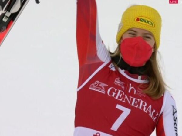 Pobjednica slaloma Katharina