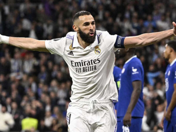 Real Madrid - Chelsea prvi gol u 22 minuti postiže Karim Benzema