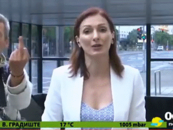 Muškarac uletio u jutarnji program srbijanske televizije, ljudi hvale reakciju novinarke
