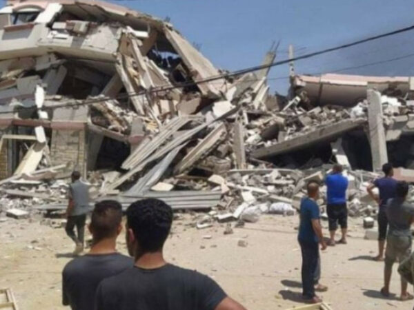 Zgrada u Gazi, rušenje