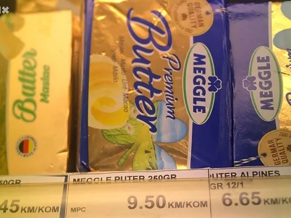 Cijene hrane opet rastu u Sarajevu: 250 grama maslaca košta 9,5 KM