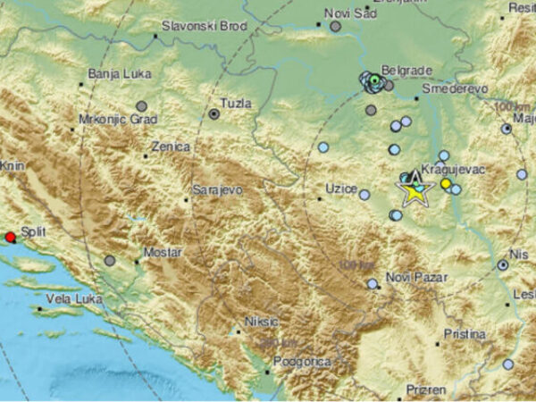 Zemljotres jačine 4,4 stepena po Richteru pogodio Srbiju