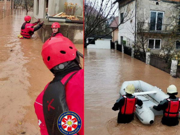 Sve službe u akciji spašavanja i izvlačenja građana iz poplavljenih domova