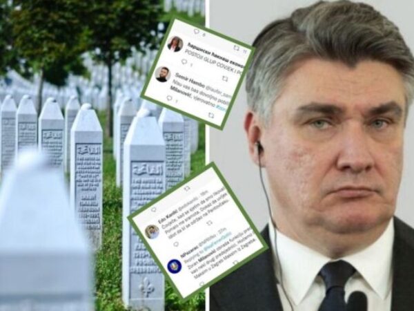 Izjava Milanovića o genocidu u Srebrenici 'zapalila' društvene mreže
