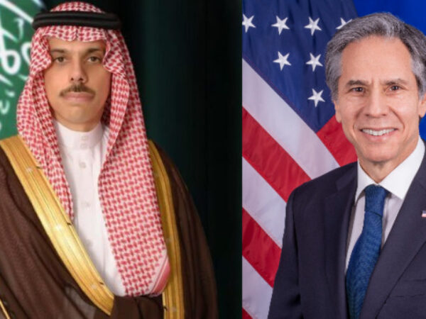 Ministar vanjskih poslova Saudijske Arabije razgovarao je o Palestini s američkim državnim tajnikom Blinkenom