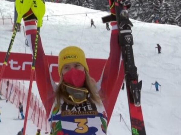 Pobjednica slaloma za Mali Kristalni globus Katarina L.