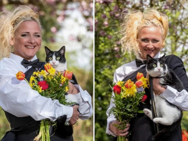 Žena iz Velike Britanije se vjenčala s mačkom kako bi spriječila stanodavce da je izbace
